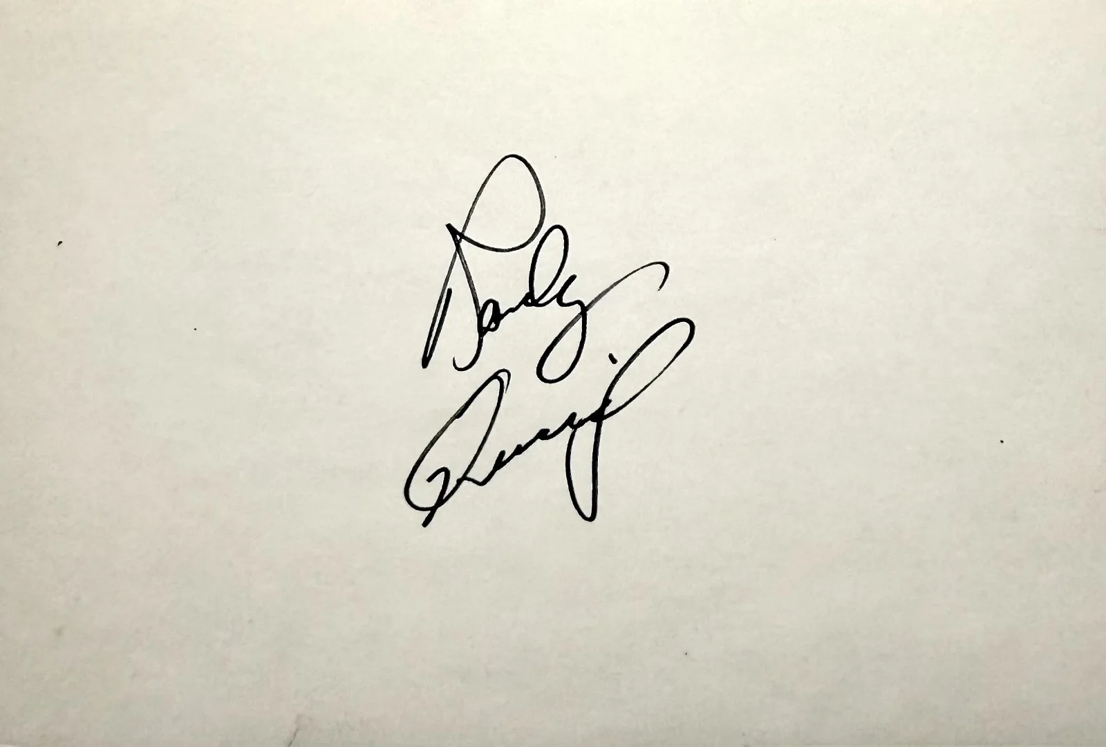 Randy Quaid — RANDY QUAID Signed Autograph 4x6 INDEX CARD National Lampoon's Vacation KINGPIN, image 3