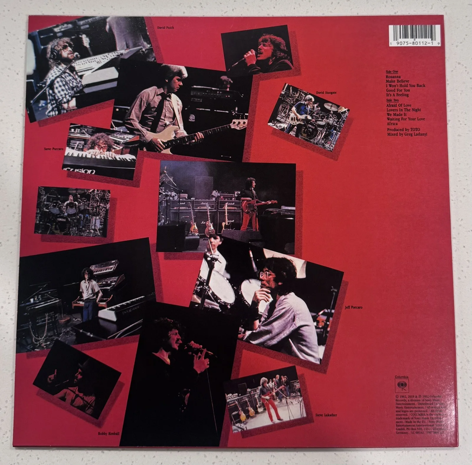 Toto Steve Lukather Autographed Toto IV Vinyl Record Album W/PROOF, изображение 3