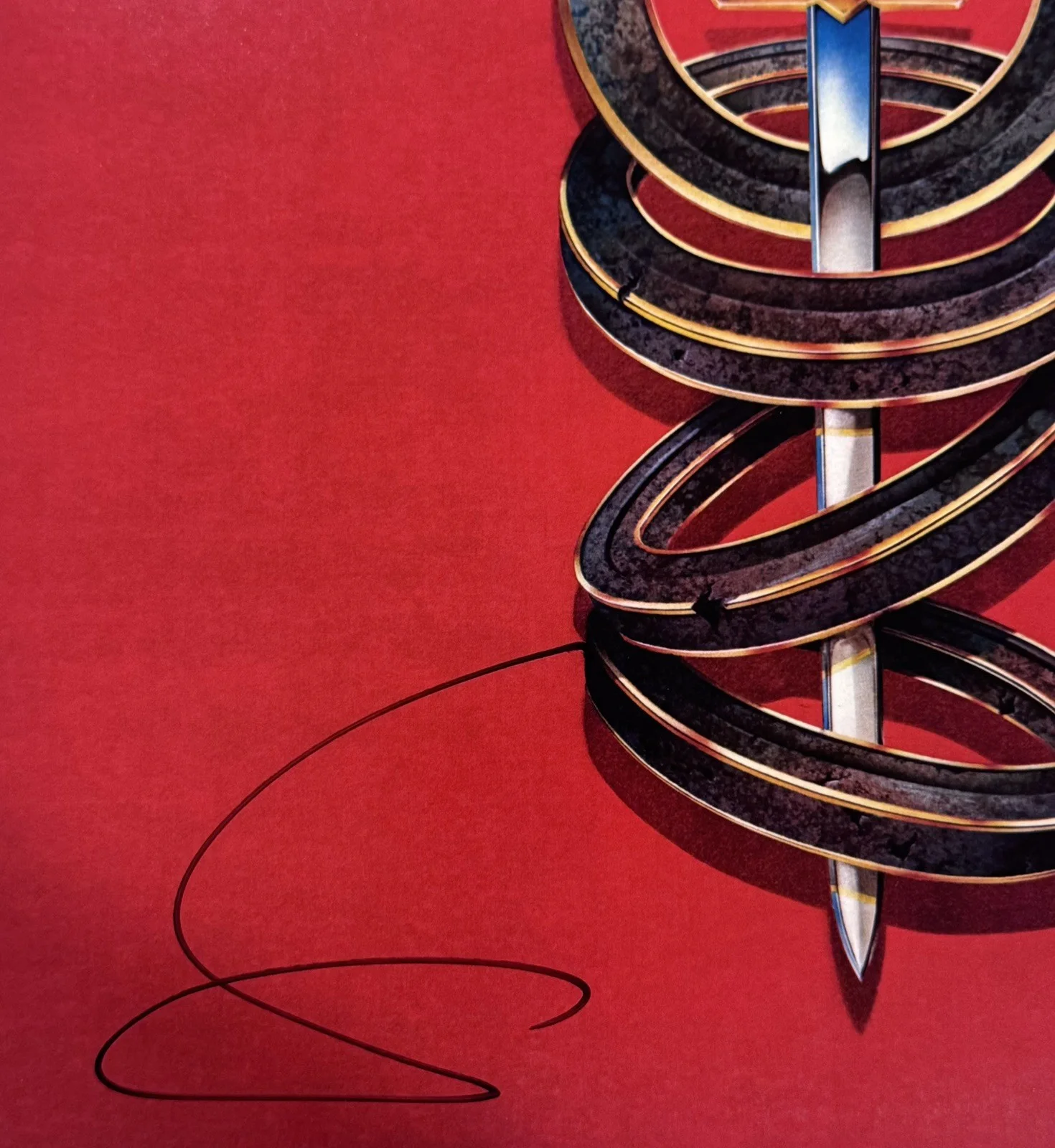Toto Steve Lukather Autographed Toto IV Vinyl Record Album W/PROOF, изображение 2