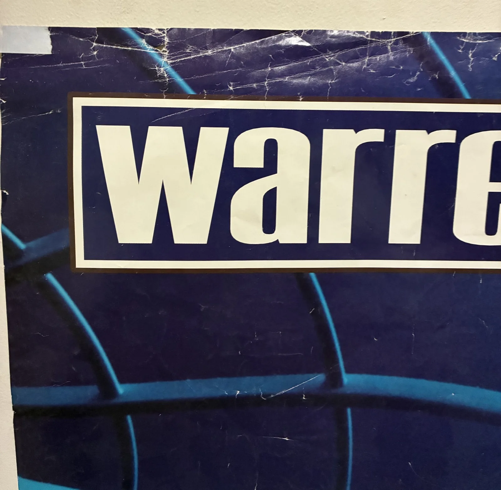 Signed Warren G 1997 Promotional Poster Take A Look Over Your Shoulder G Funk, изображение 2