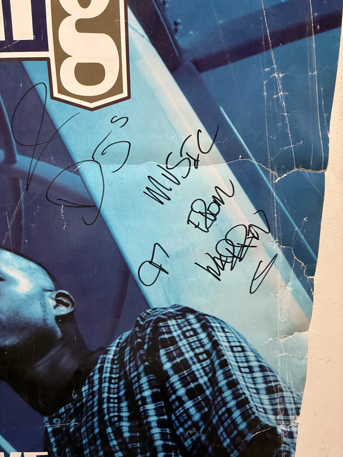 Signed Warren G 1997 Promotional Poster Take A Look Over Your Shoulder G Funk, изображение 4