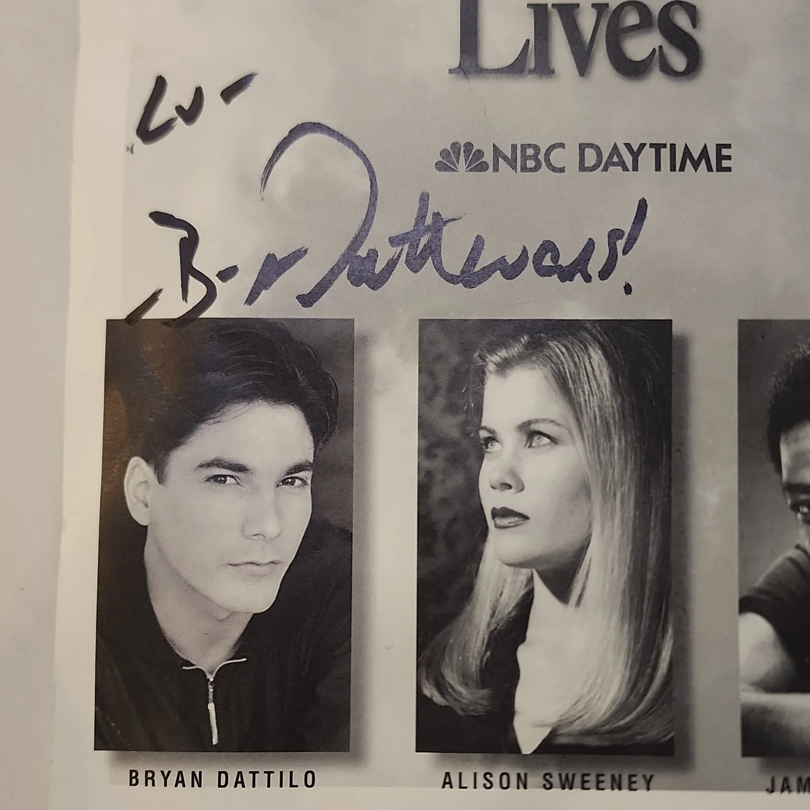 Bryan Dattilo — Days of our Lives Original Cast Photo Signed by Bryan Dattilo, image 3