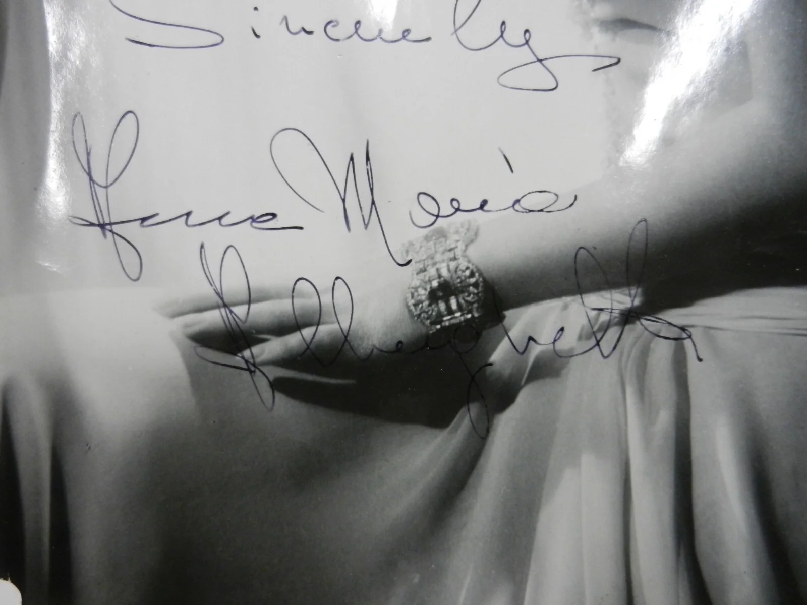 Anna Maria Alberghetti — RARE To Sam Goldberg AUTOGRAPH Photo 8x10" HOLLYWOOD 50's Anna Maria Alberghetti, изображение 3