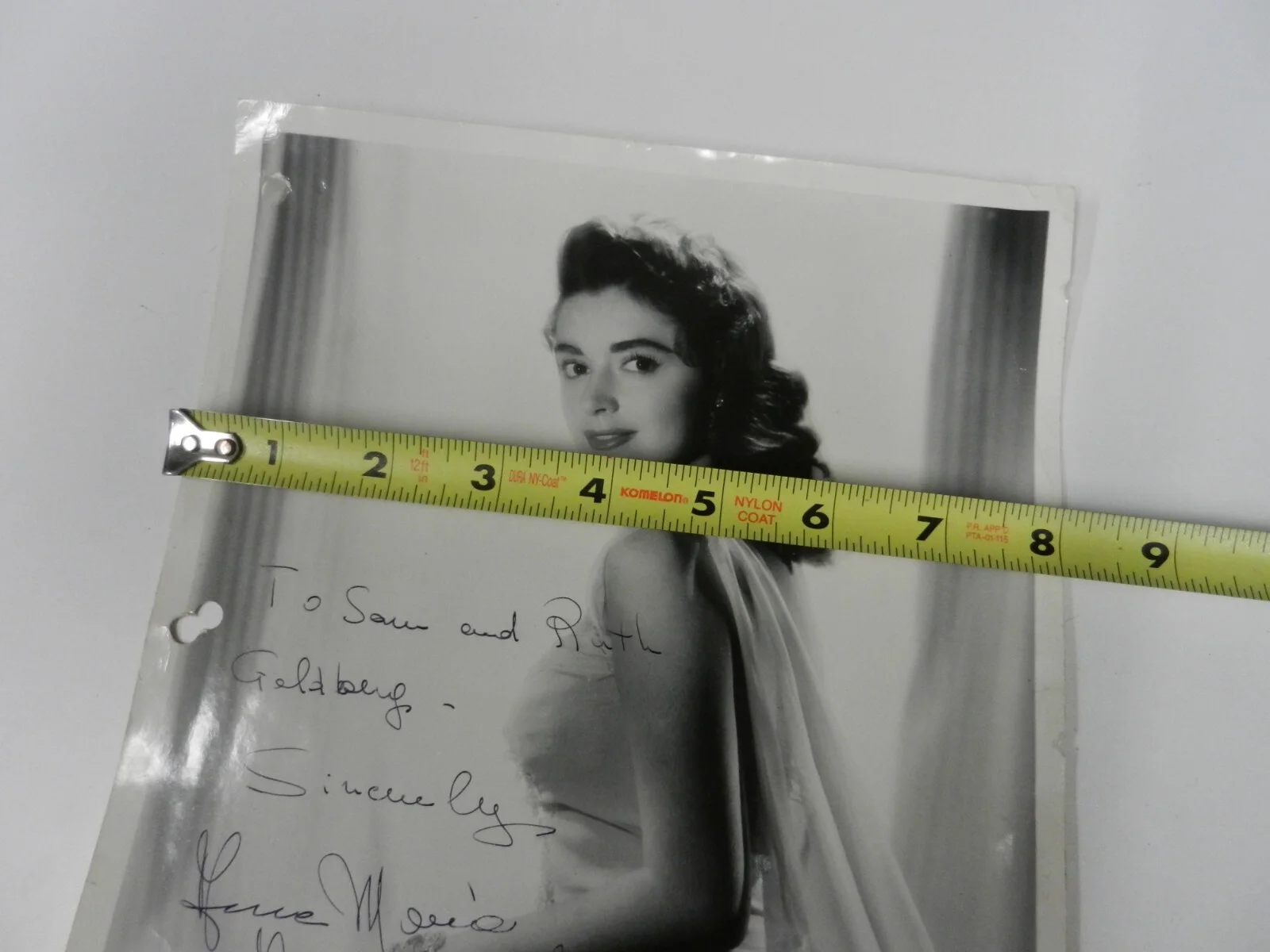 Anna Maria Alberghetti — RARE To Sam Goldberg AUTOGRAPH Photo 8x10" HOLLYWOOD 50's Anna Maria Alberghetti, изображение 5