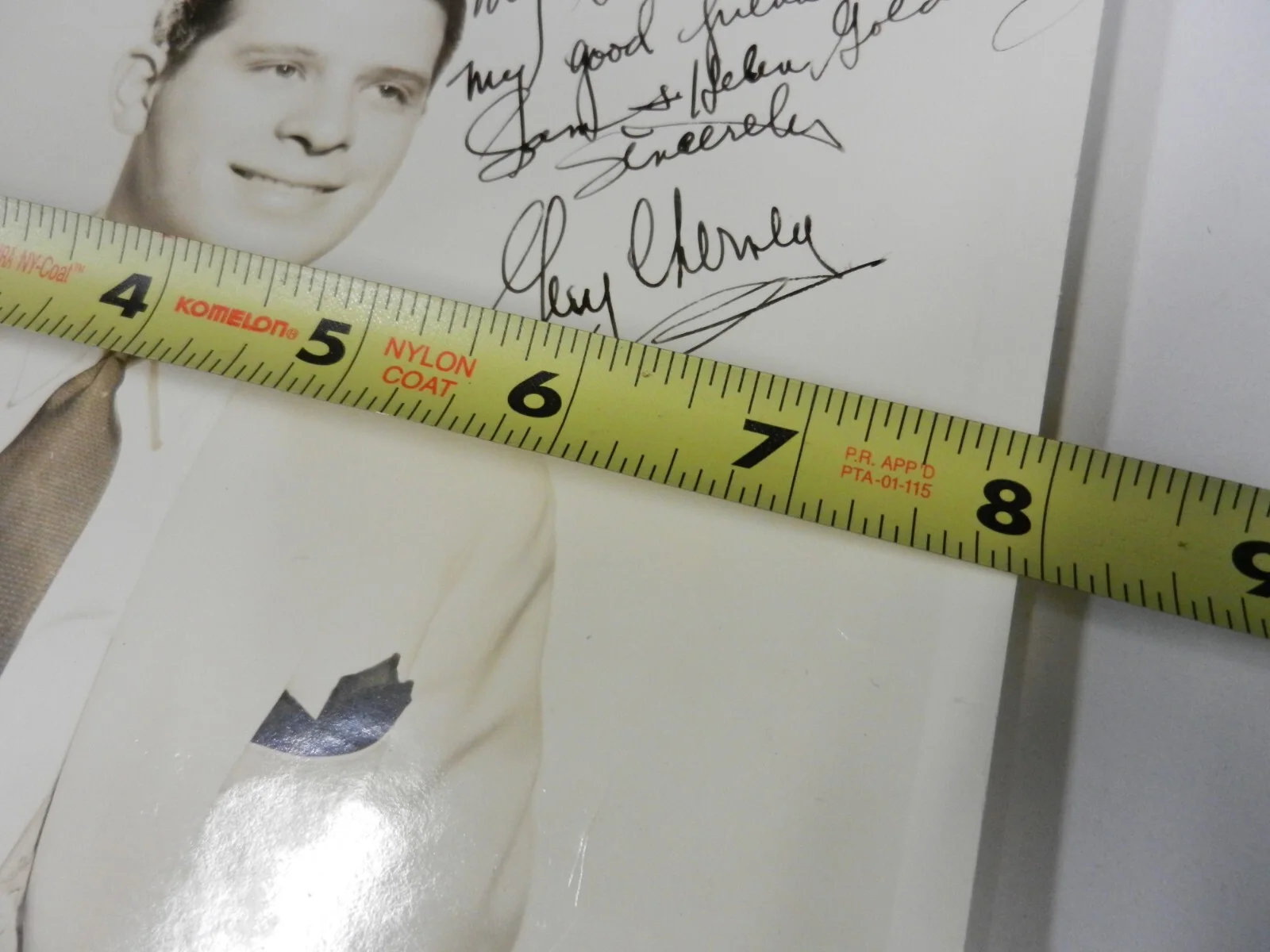 RARE To SAM GOLDBERG AUTOGRAPH Photo 8x10" 1950's Actor - Unknown Signature, изображение 5