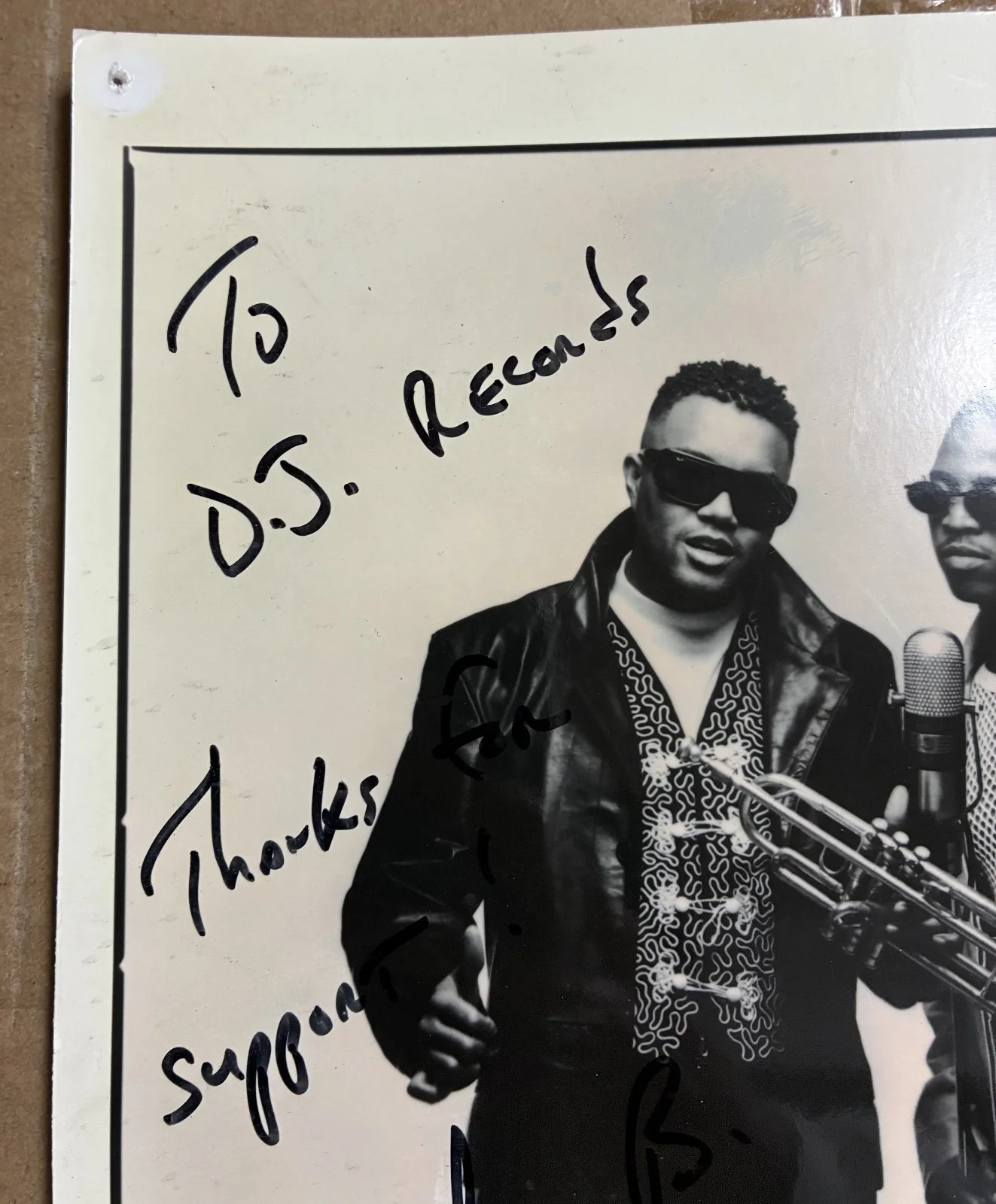 Signed Impromp2 Press Photo Hip Hop R&B Jazz Promo Photo, изображение 3