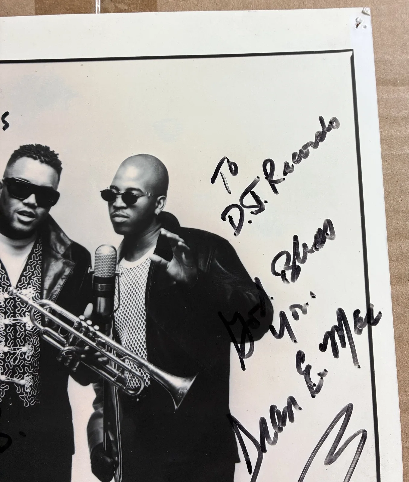 Signed Impromp2 Press Photo Hip Hop R&B Jazz Promo Photo, изображение 4