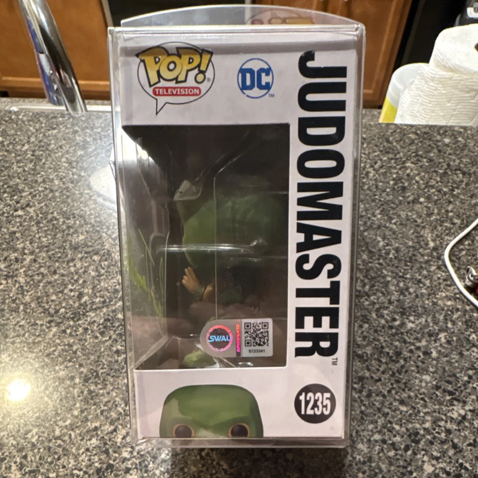 Lew Temple — Funko Pop Judomaster Peacemaker Lew Temple Signed SWAU Authenticated, image 2