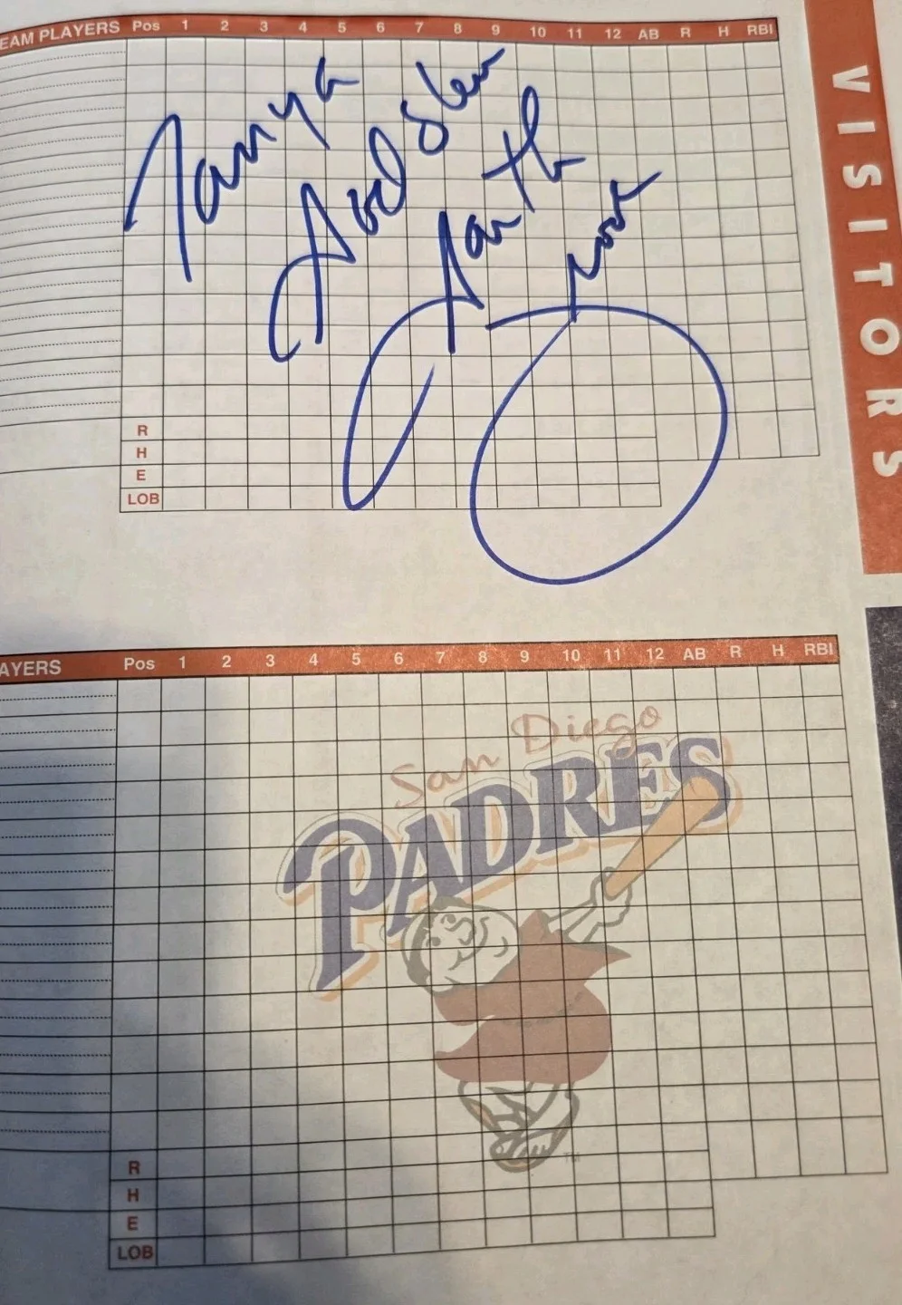 GARTH BROOKS COUNTRY LEGEND AUTOGRAPHED San Diego Padres Baseball Program, image 4