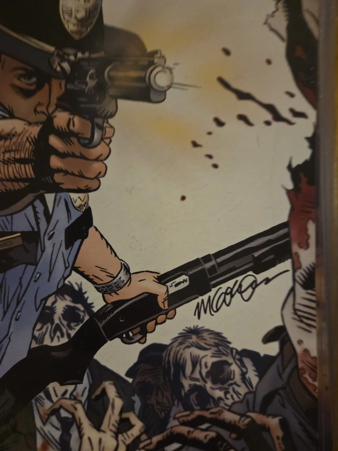Walking Dead signed authentic autographed 12x18 print #1 Lot Of 2 Rick&michon, изображение 3