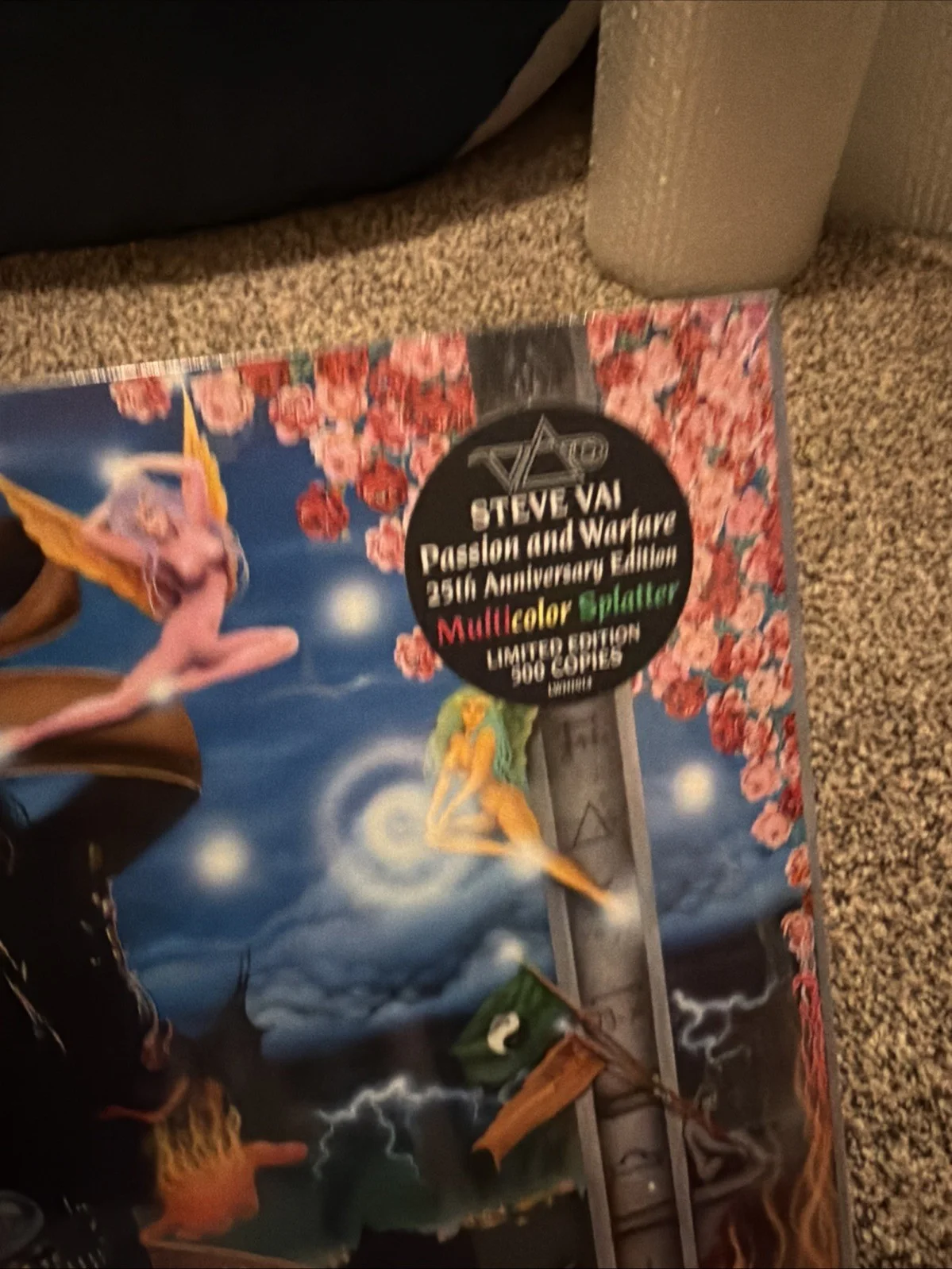 Steve Vai - Passion and Warfare 25th Anniversary Splatter SIGNED Double Vinyl LP, изображение 2