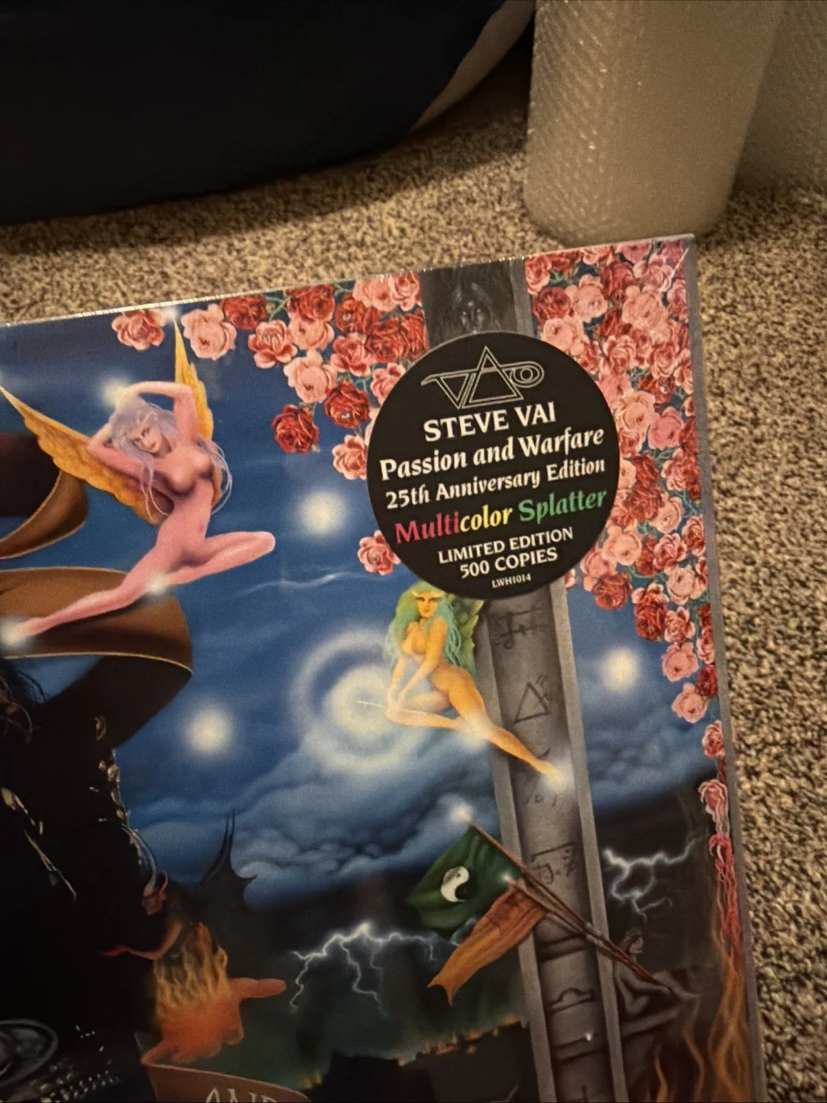 Steve Vai - Passion and Warfare 25th Anniversary Splatter SIGNED Double Vinyl LP, изображение 3