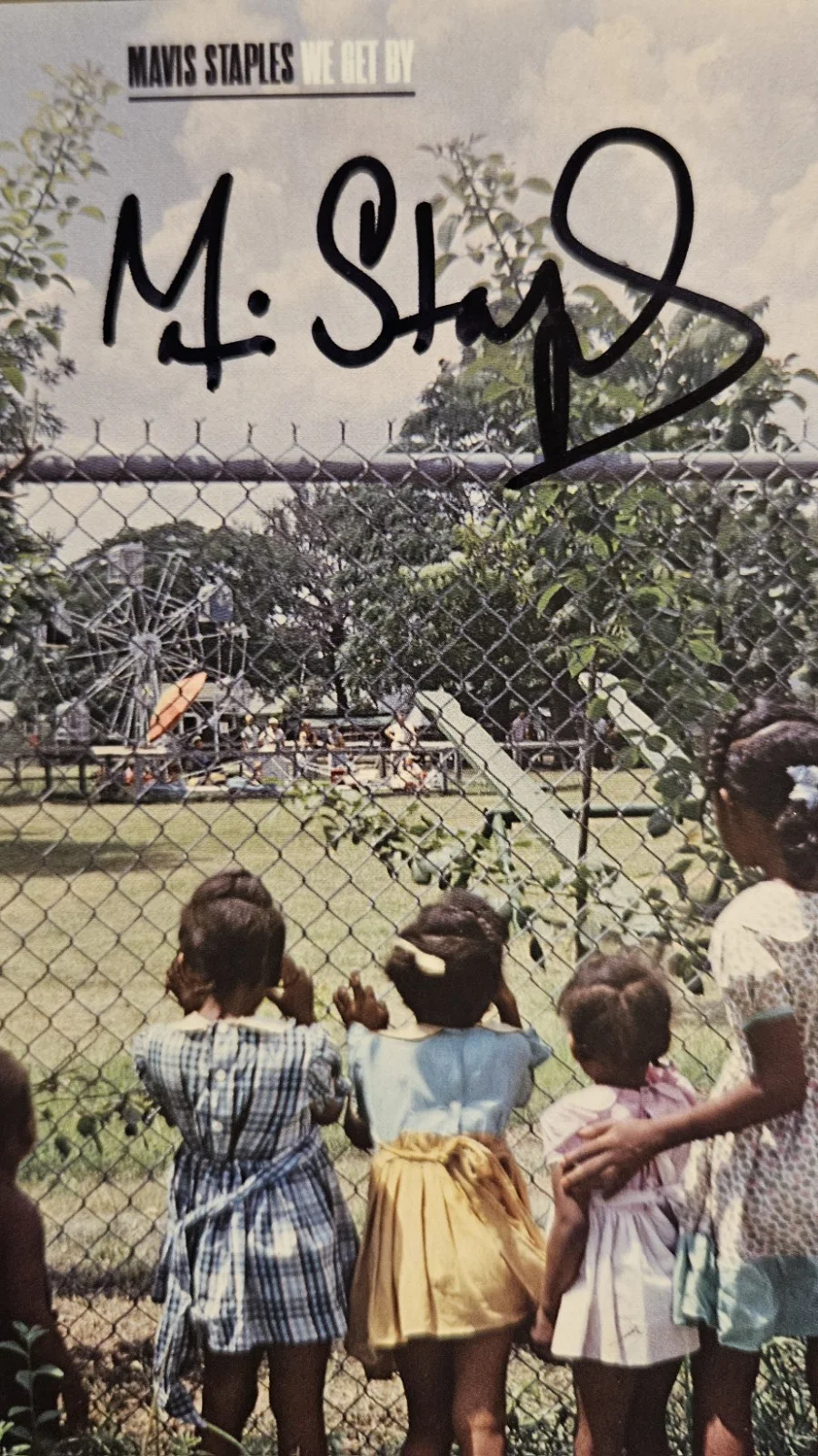 Mavis Staples Autographed Cd Cover Promo, image 2