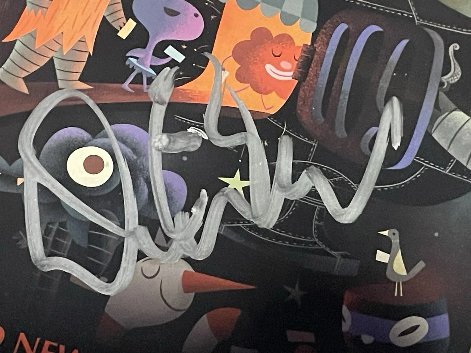 Mike Judge, Don Hertzfeldt — Mike Judge Don Hertzfeldt Signed The Animation Show Concert Poster JSA Beavis, image 5