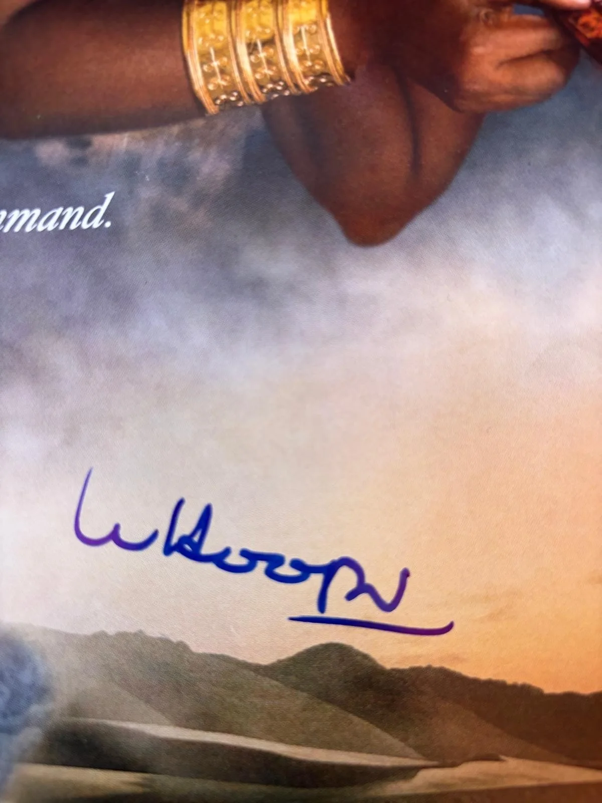 Whoopi Goldberg — WHOOPI GOLDBERG SIGNED AUTOGRAPHED MAGAZINE PAGE BROADWAY ALADDIN PSA COA C, изображение 2