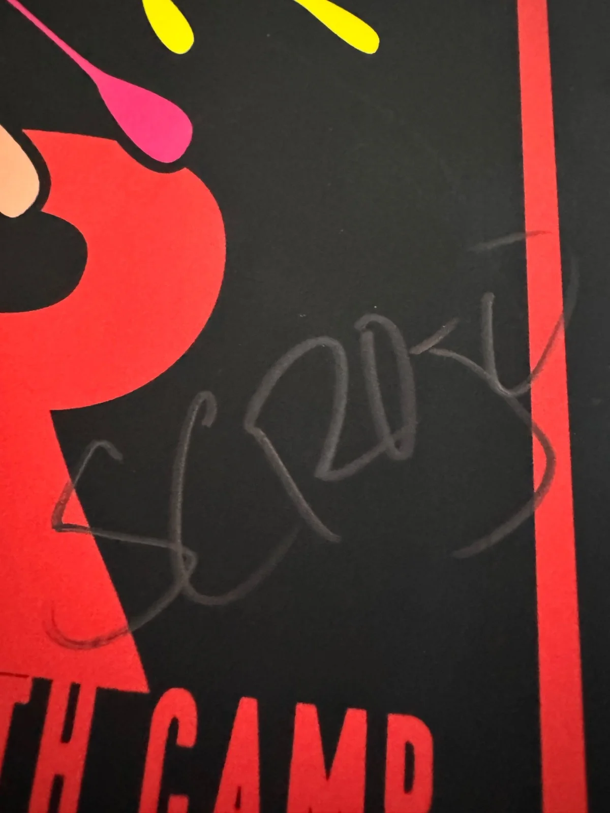 GWAR 2010 Houston Poster Signed Scrojo + Signed Sleazy P Poster Lot, image 5