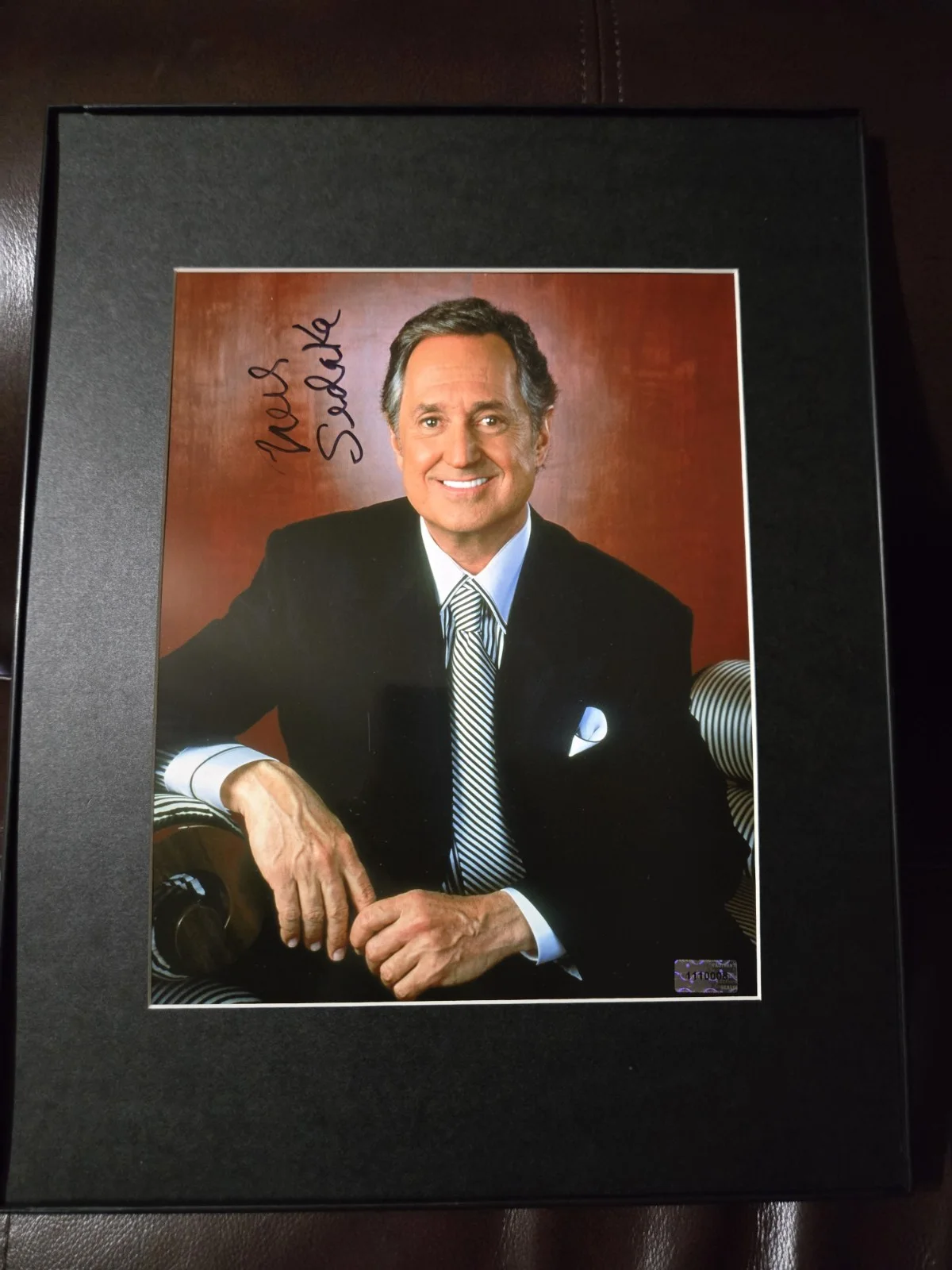 Singer Songwriter NEIL SEDAKA Signed Autographed 11x14 Framed 8x10 Photo COA, изображение 5