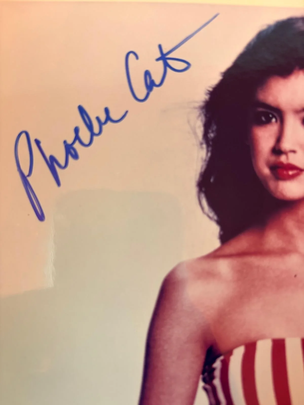 Phoebe Cates — PHOEBE CATES SIGNED AUTOGRAPHED 8X10 PHOTO SEXY HOT KLINE VINTAGE RARE PSA L, изображение 2
