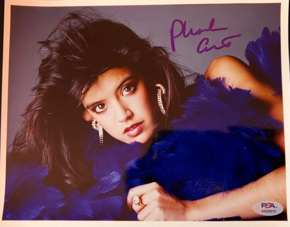 Phoebe Cates — PHOEBE CATES SIGNED AUTOGRAPHED 8X10 PHOTO SEXY HOT KLINE VINTAGE RARE PSA O
