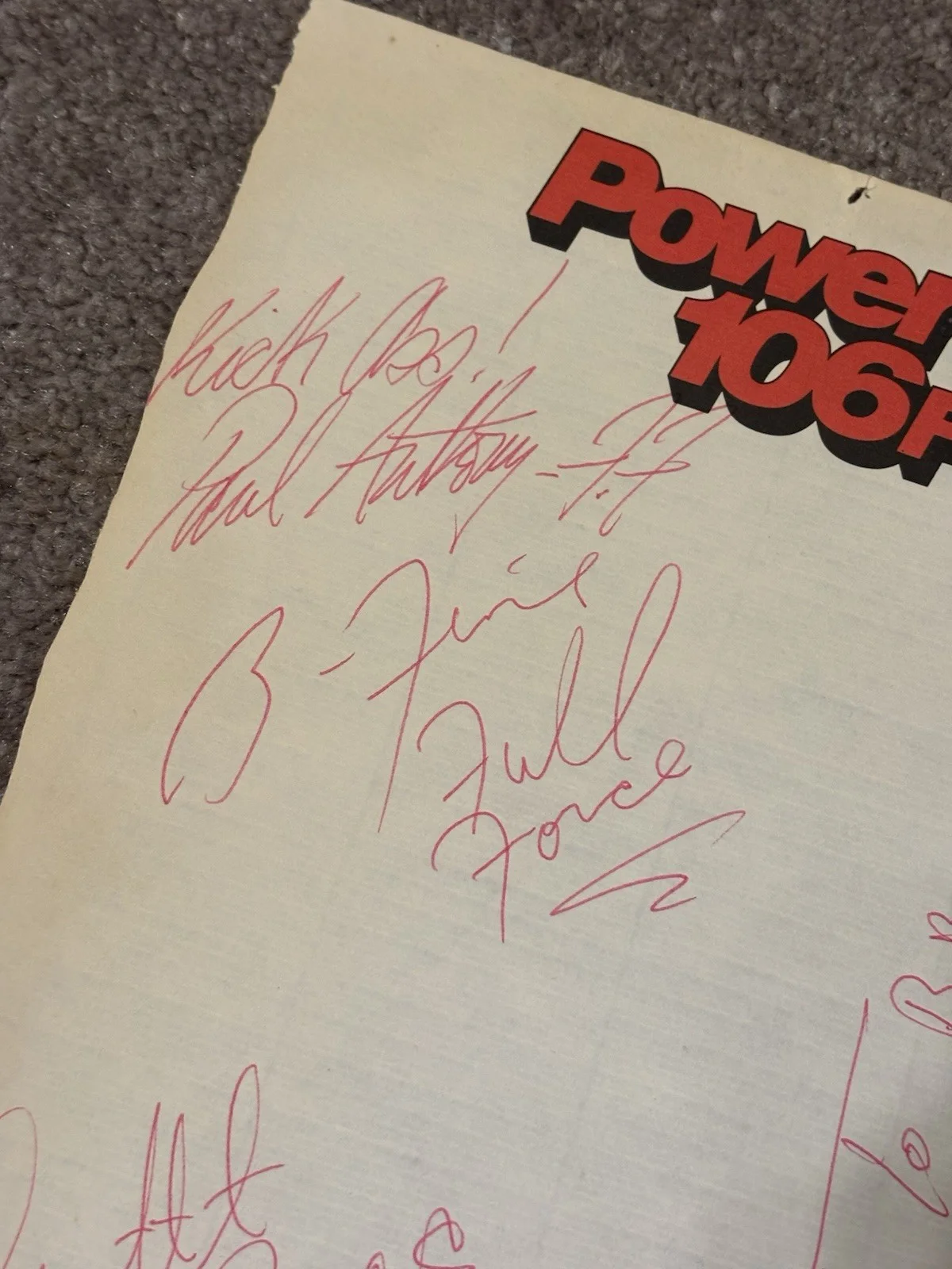 Full Force And Mary Jane Girls 1980s Music Signed Autograph Sheet Lot Pleaseread, изображение 3