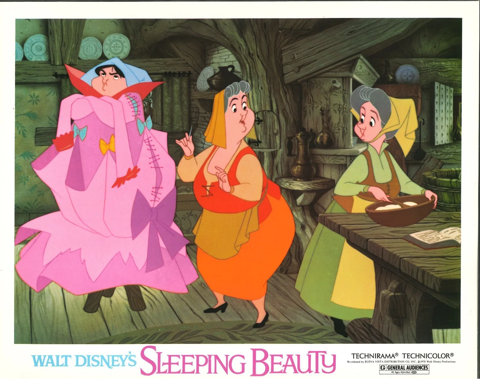 Sleeping Beauty 5x ORIGINAL US Lobby Cards Walt Disney 1970RR MINT CONDITION, image 5