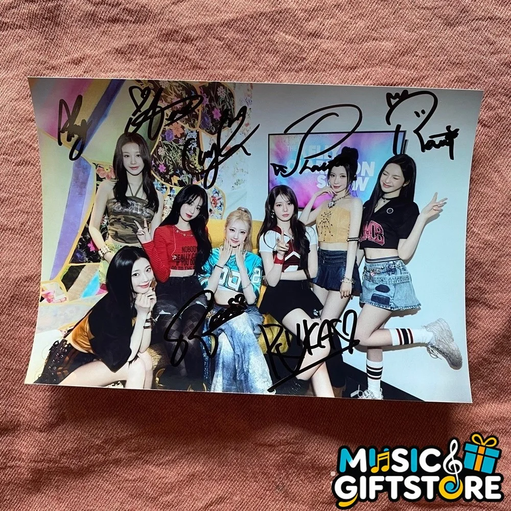 BABYMONSTER Group Photo K-POP Collection K-POP 4*6 Autographed Signed 2025 #MUGS, image 2