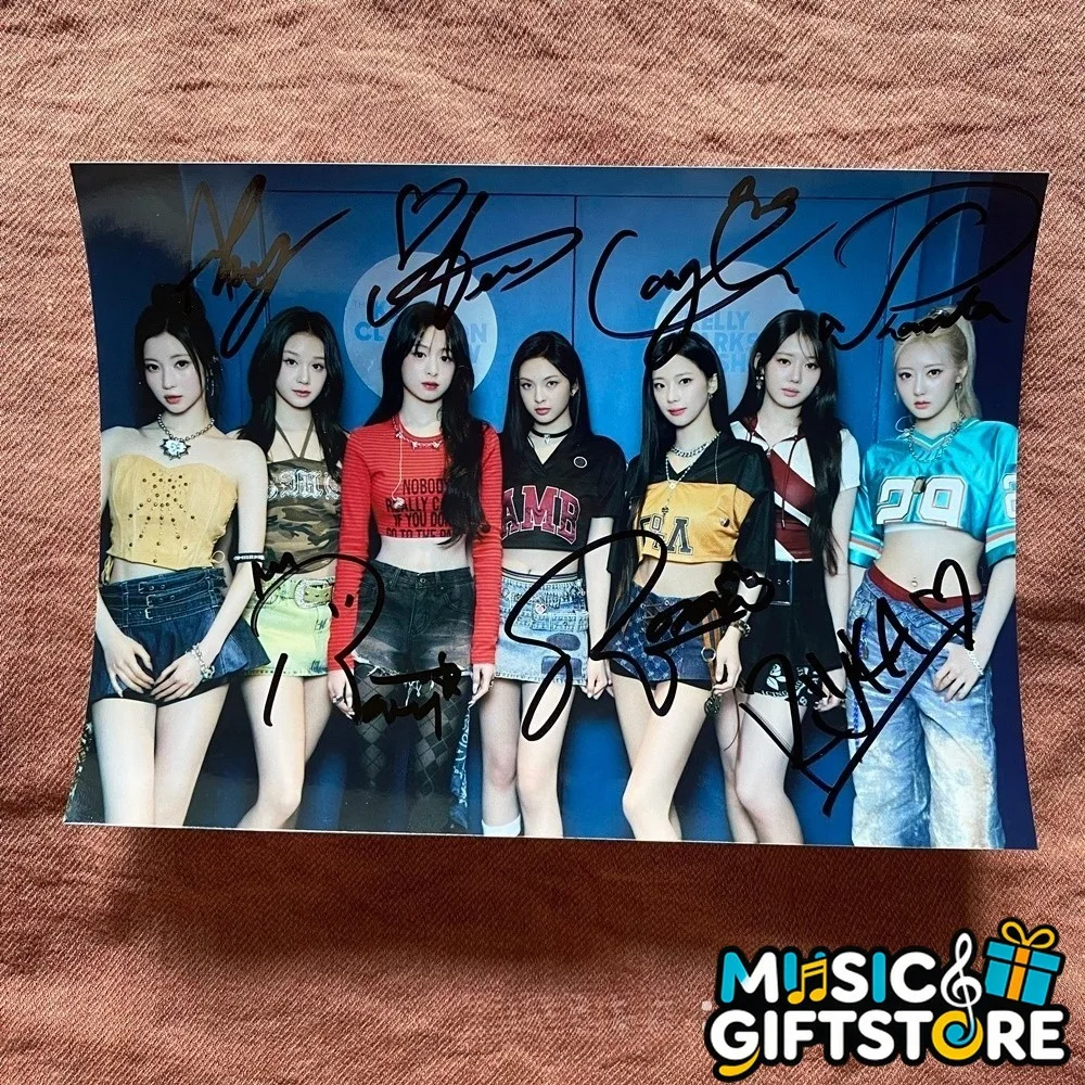 BABYMONSTER Group Photo K-POP Collection K-POP 4*6 Autographed Signed 2025 #MUGS, image 3