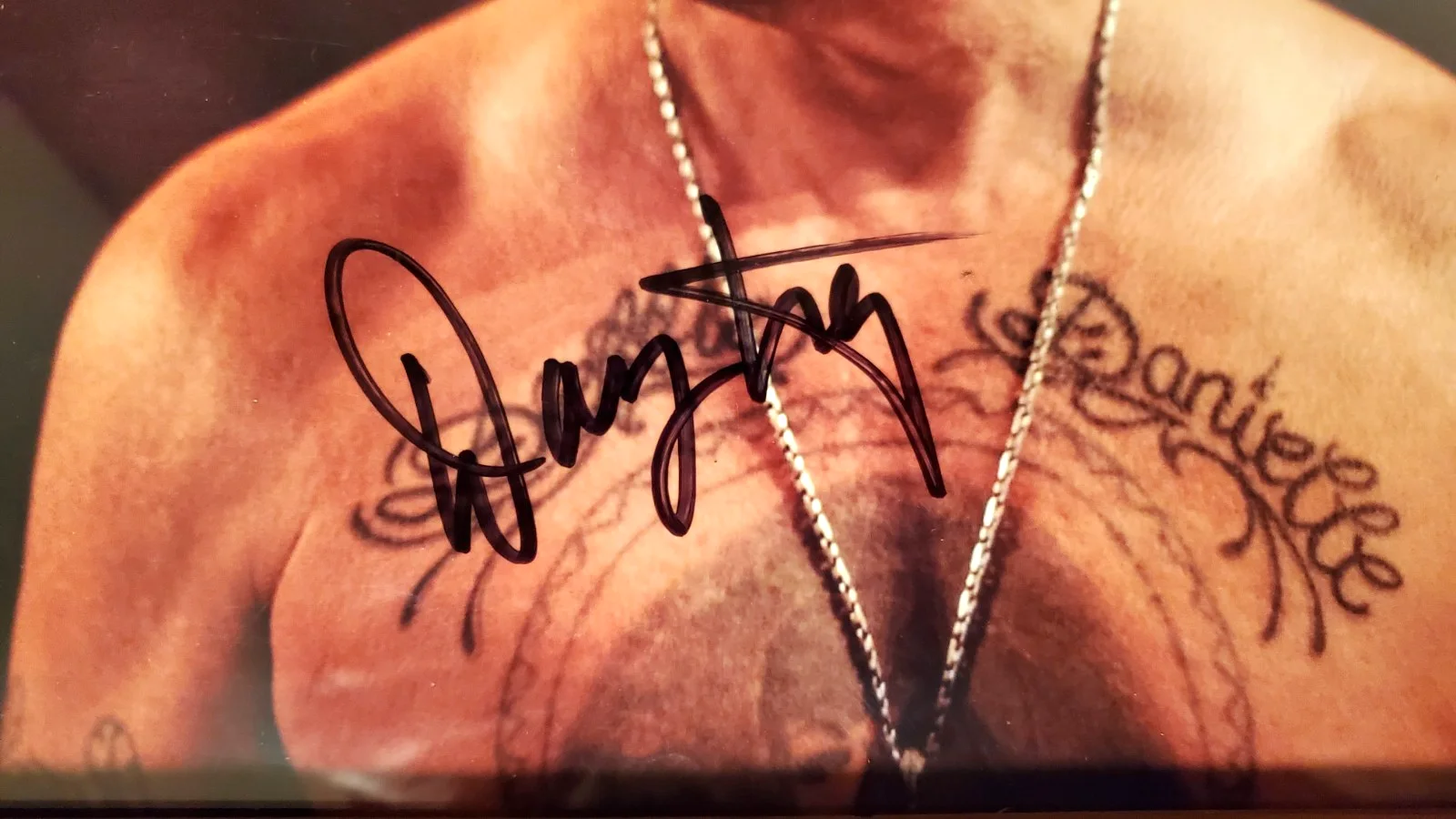 AUTOGRAPHED Danny Trejo Photo 8" x 10" photo framed, image 2