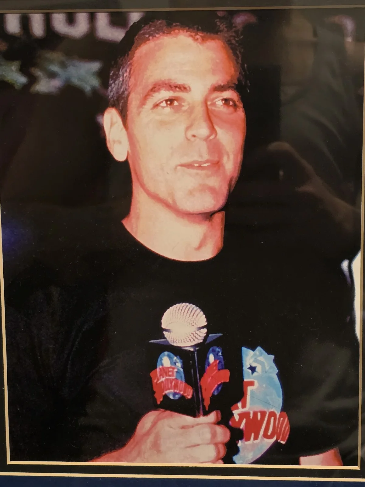 George Clooney Signed 1995 Bank Check Autograph Framed ER Oceans 11 21x16, image 2