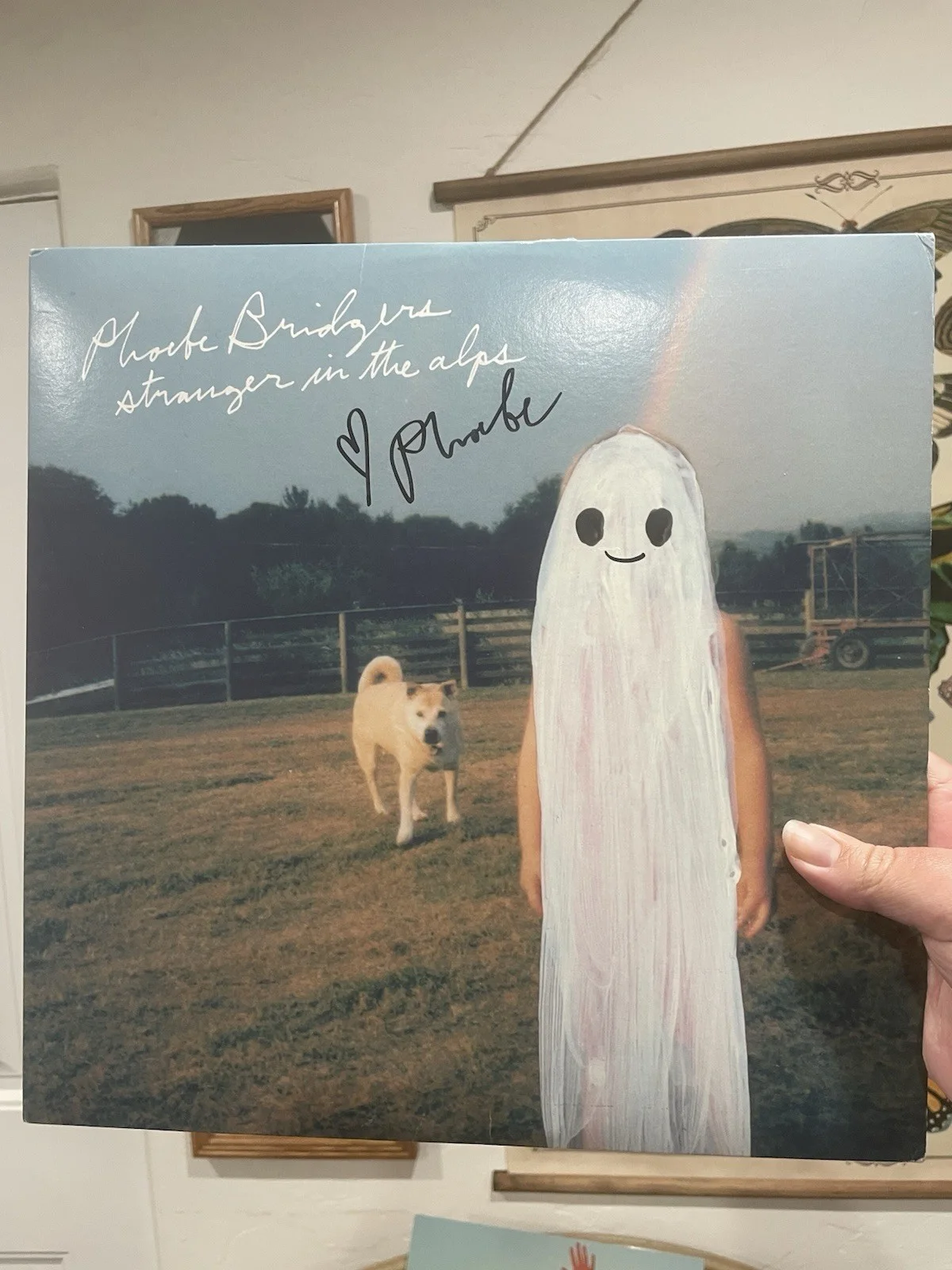 Phoebe Bridgers Stranger in the Alps Autographed Vinyl Record Original, изображение 2