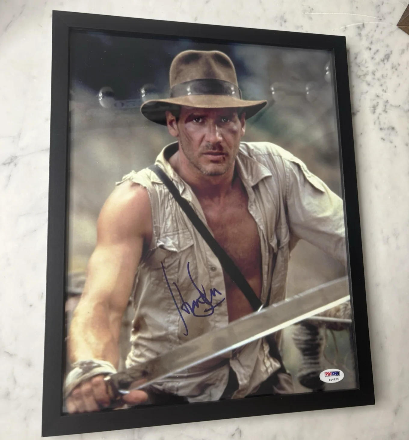 Harrison Ford Signed Indiana Jones Temple Of Doom Photo Autograph PSA COA 11x14, изображение 2
