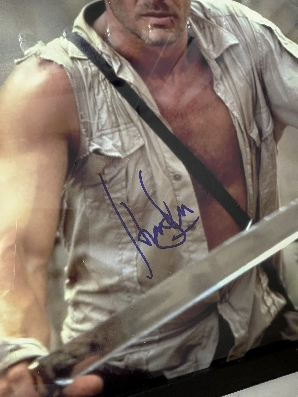 Harrison Ford Signed Indiana Jones Temple Of Doom Photo Autograph PSA COA 11x14, изображение 4
