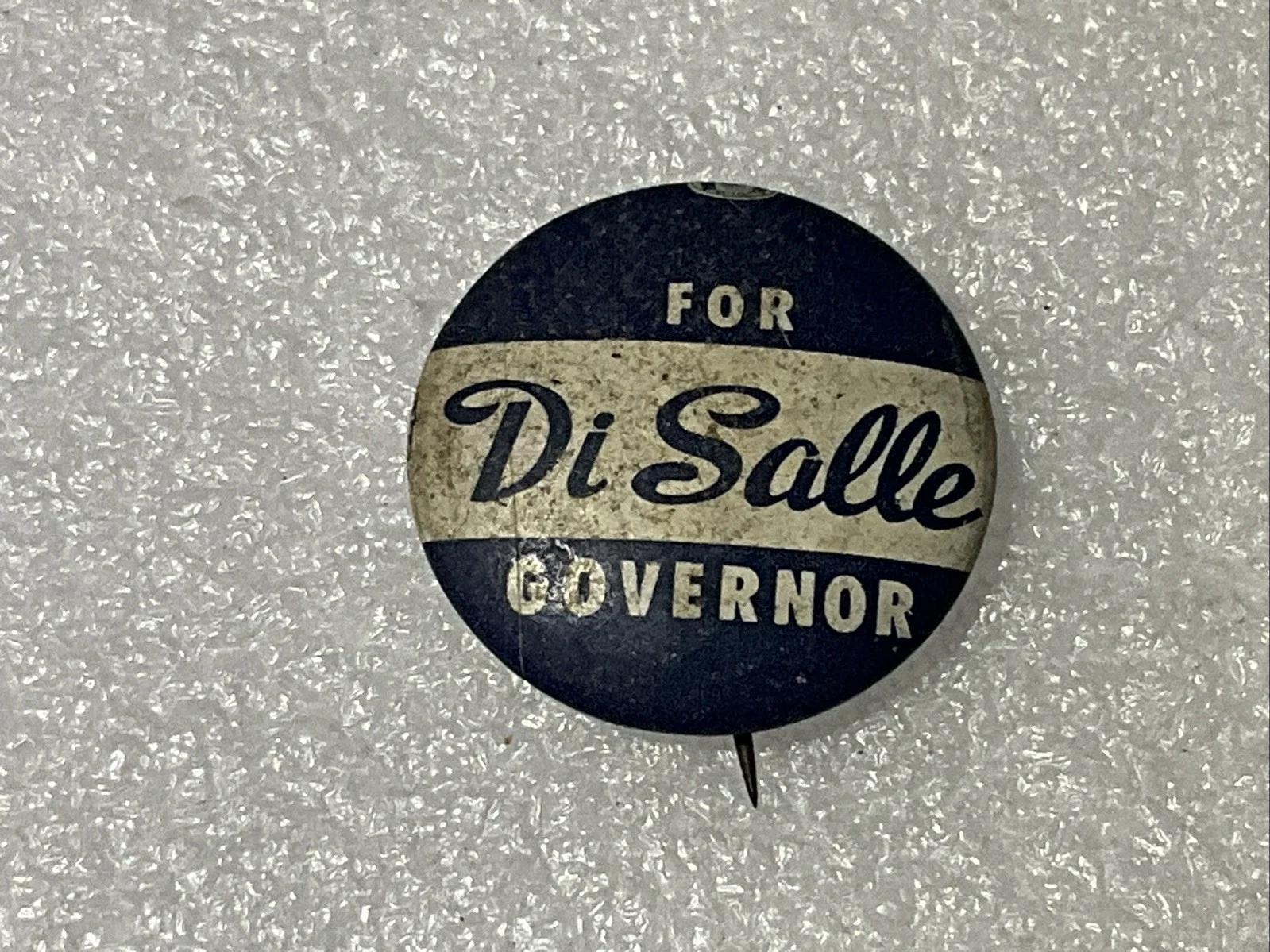 MICHAEL DI SALLE — 1950'S MICHAEL DI SALLE - GOVERNOR OF OHIO POLITICAL PIN BACK BUTTON CAMPAIGN