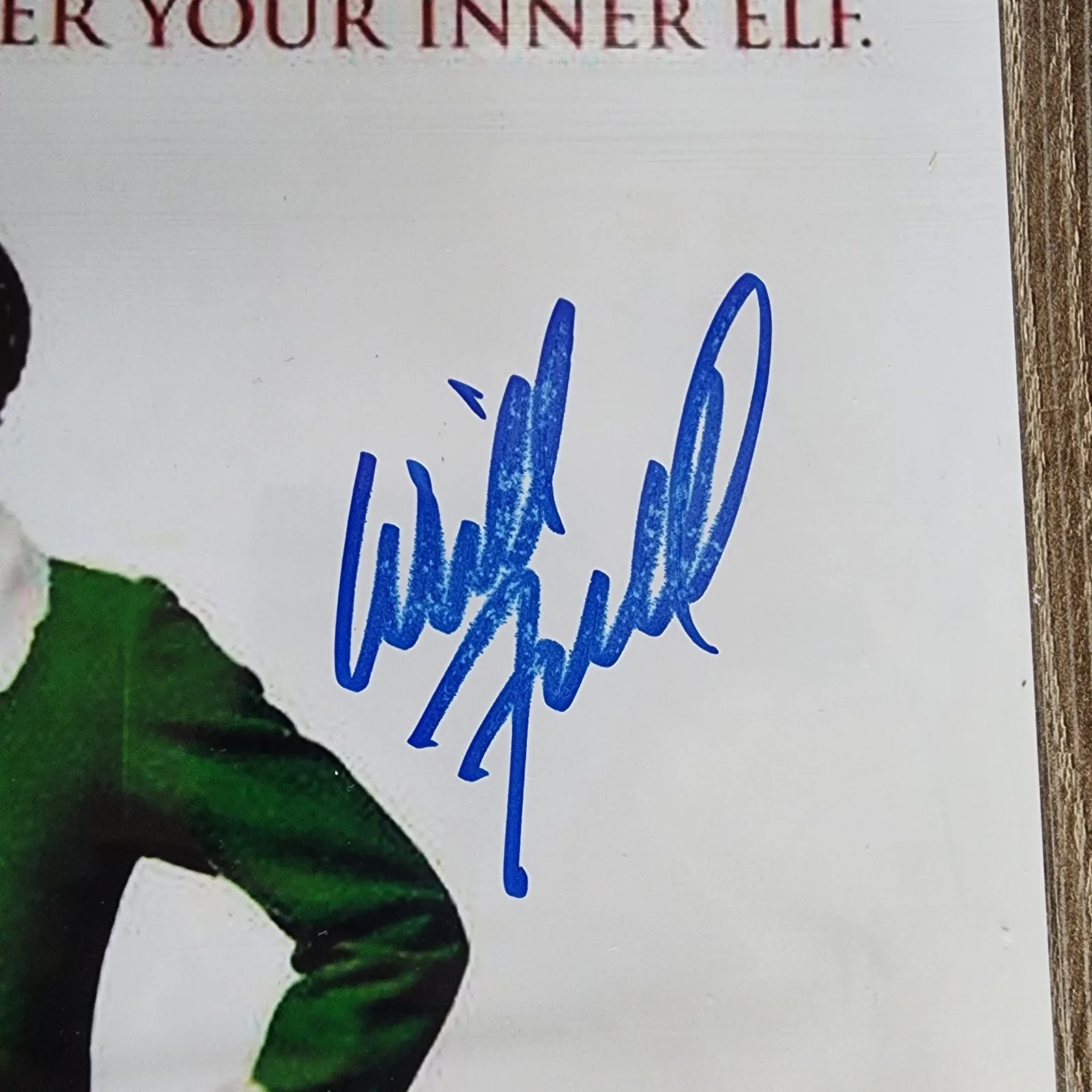 🎄🎄Will Ferrell Signed Elf 11x17 Movie Poster W/COA 🎄🎄, image 2
