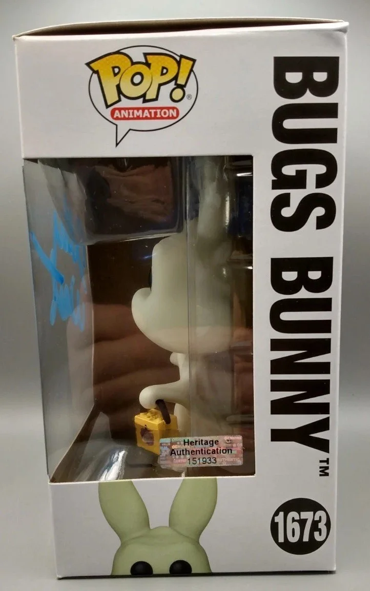 BILLY WEST — BILLY WEST Signed Autographed Bugs Bunny Funko Pop #1673 COA #151933 AUTO, image 4