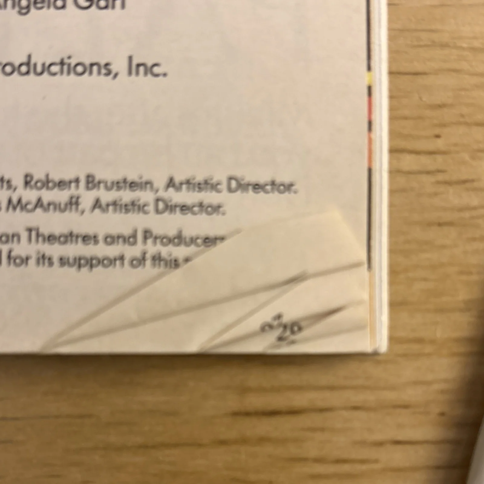 Susan Browning, Karen Looze, Frank Jones — SIGNED (6 signatures) Big River Playbill Eugene O'Neill Theatre 1985-86, изображение 4