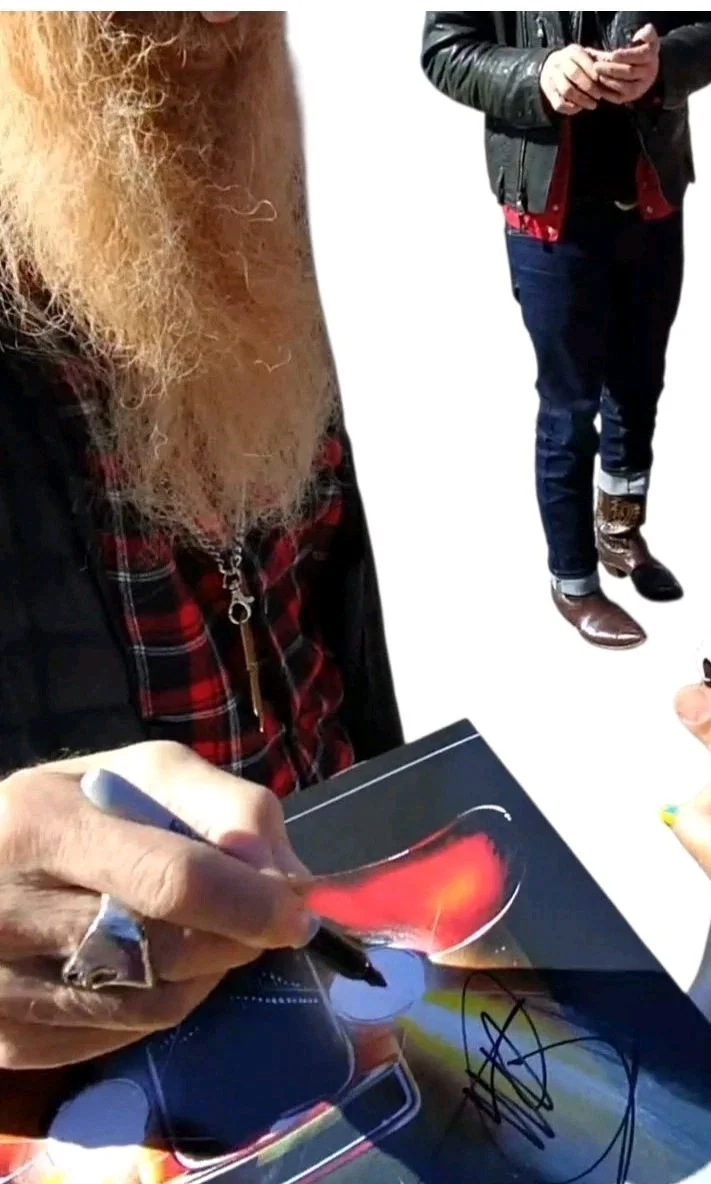 Billy Gibbons ZZ Top Signed Eliminator Vinyl LP Proof Beckett Legs, изображение 5