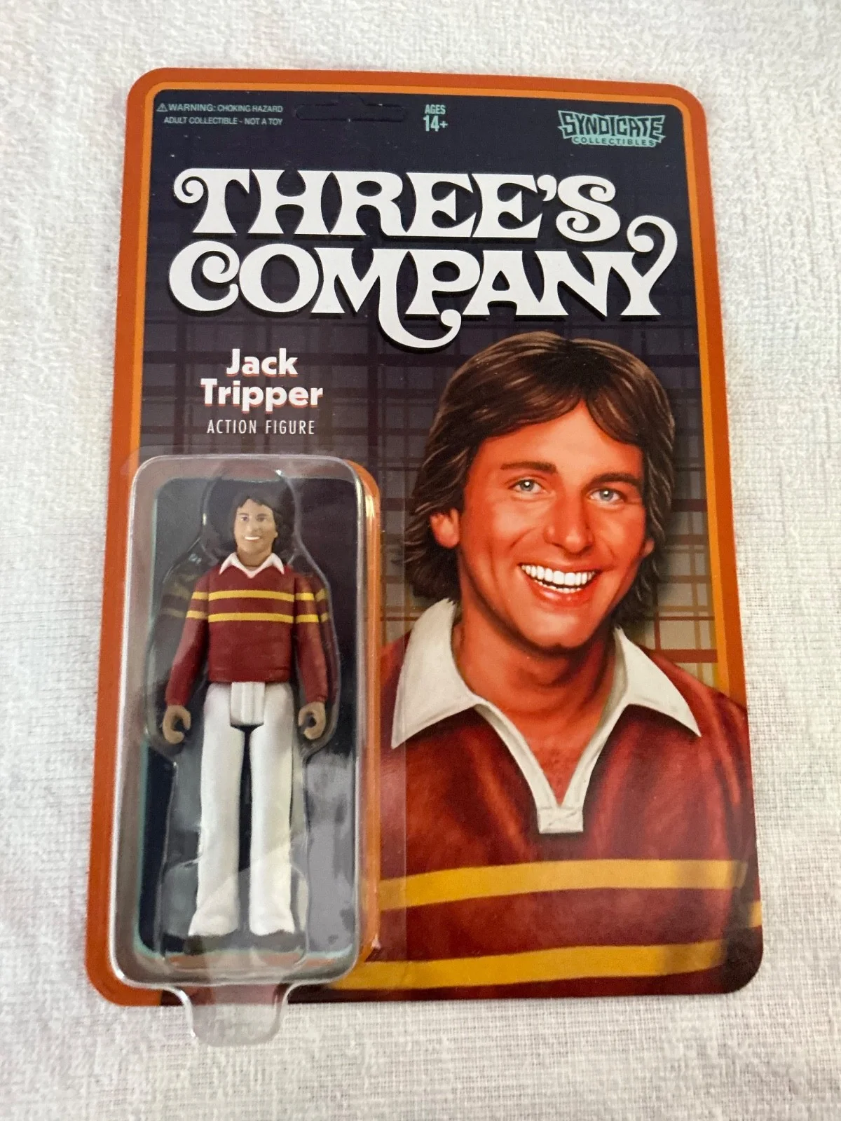 Three's Company Suzanne Sommers Autographed Playbill/Ticket & 3 Reaction Figures, image 3