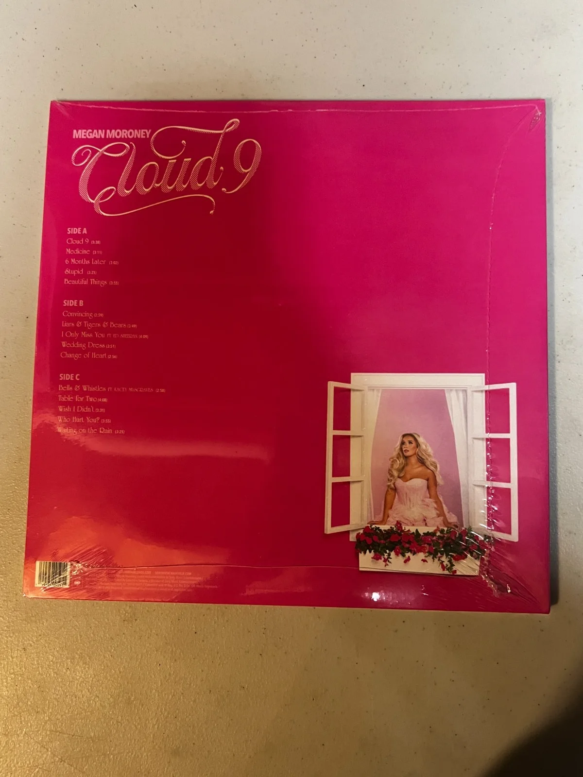 MEGAN MORONEY Cloud 9: Megan's Signature Pink Signed Vinyl LP New, изображение 3