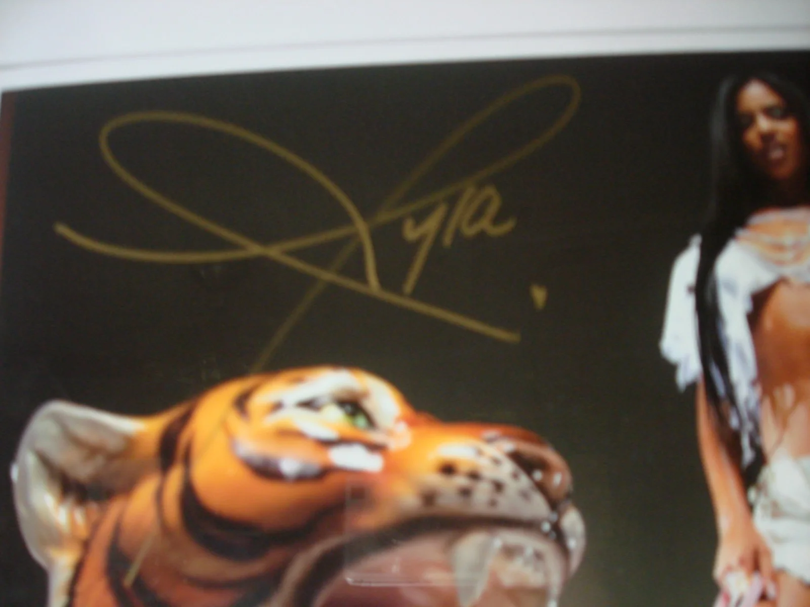 SIGNED AUTOGRAPHED TYLA SELF TITLED LP RECORD FRAMED, image 2