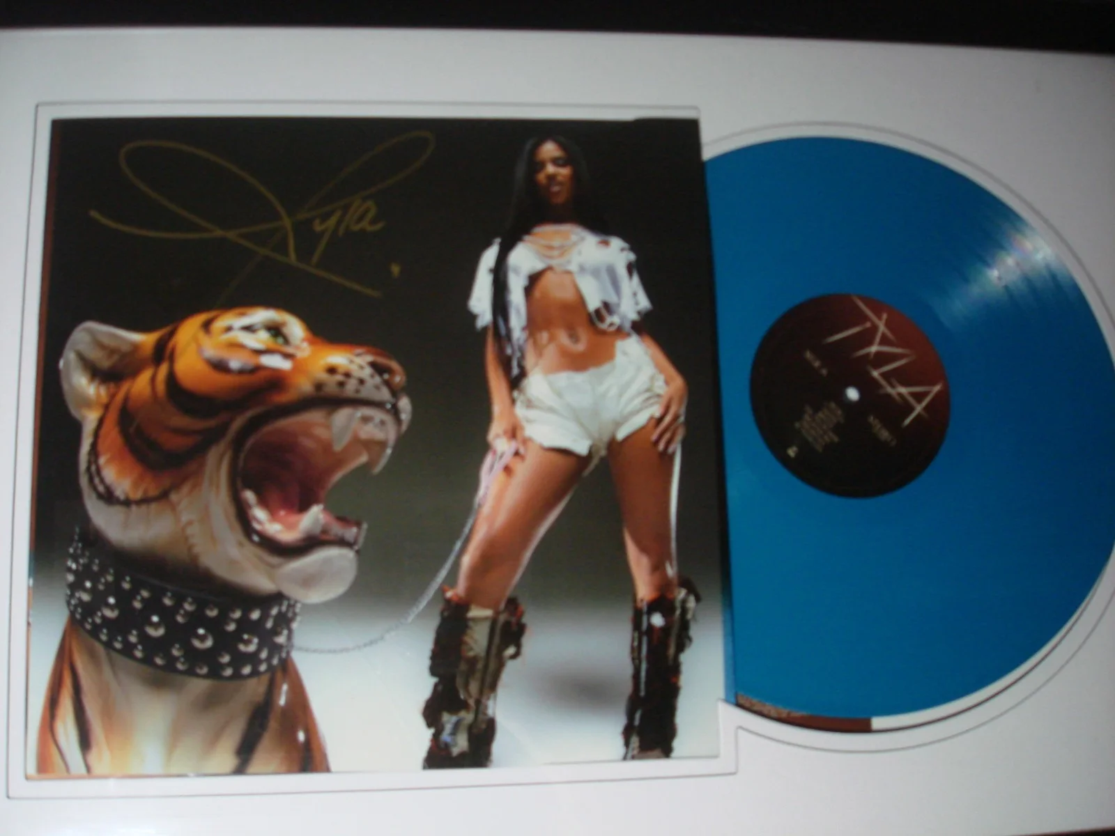 SIGNED AUTOGRAPHED TYLA SELF TITLED LP RECORD FRAMED, image 3