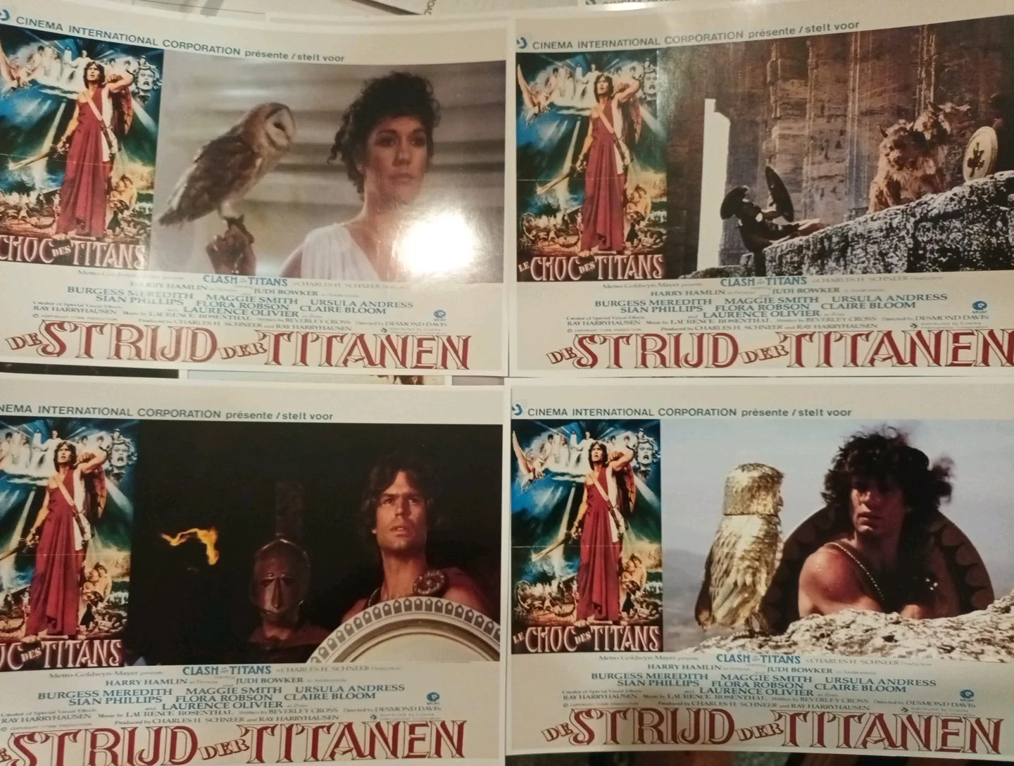 Clash Of The Titans. Complete Set Of 14 Glossy 7x5ins German Lobby Cards. New, изображение 3