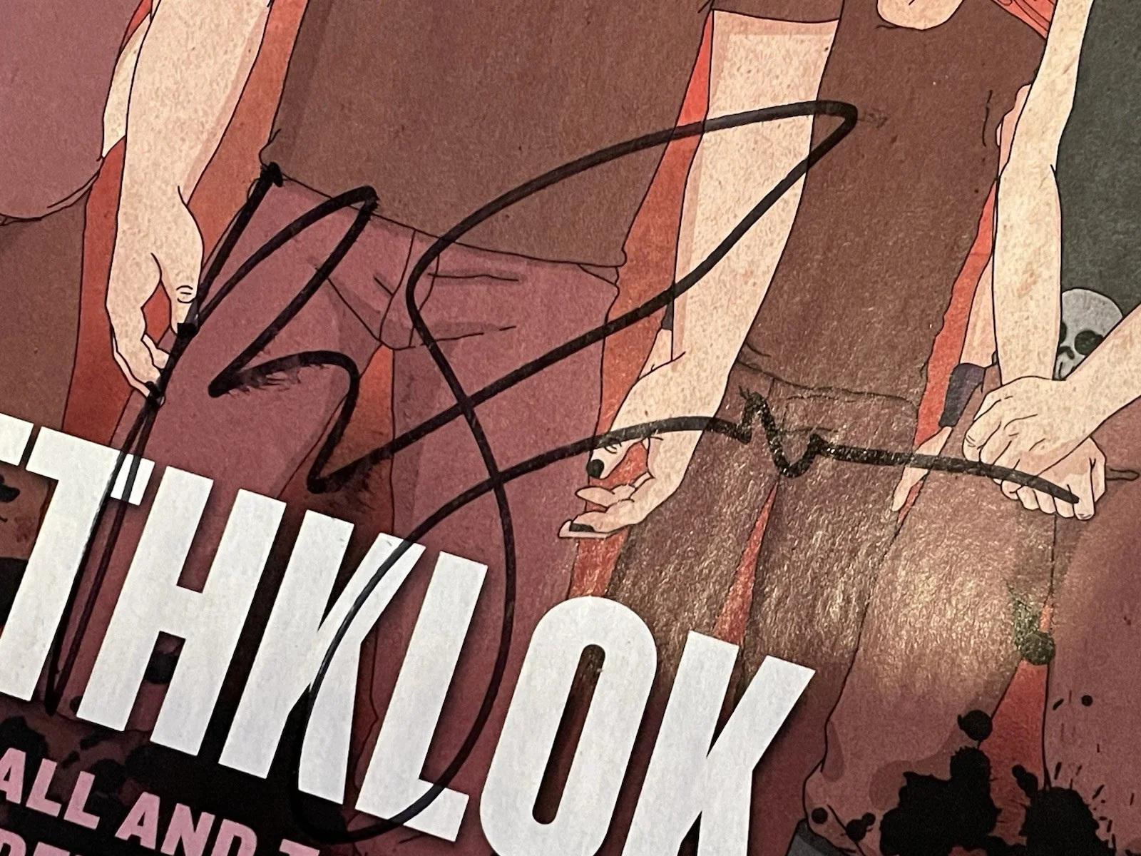 Metalocalypse Dethklok Signed Record Store Magazine Small Hoglan Beller JSA, image 3