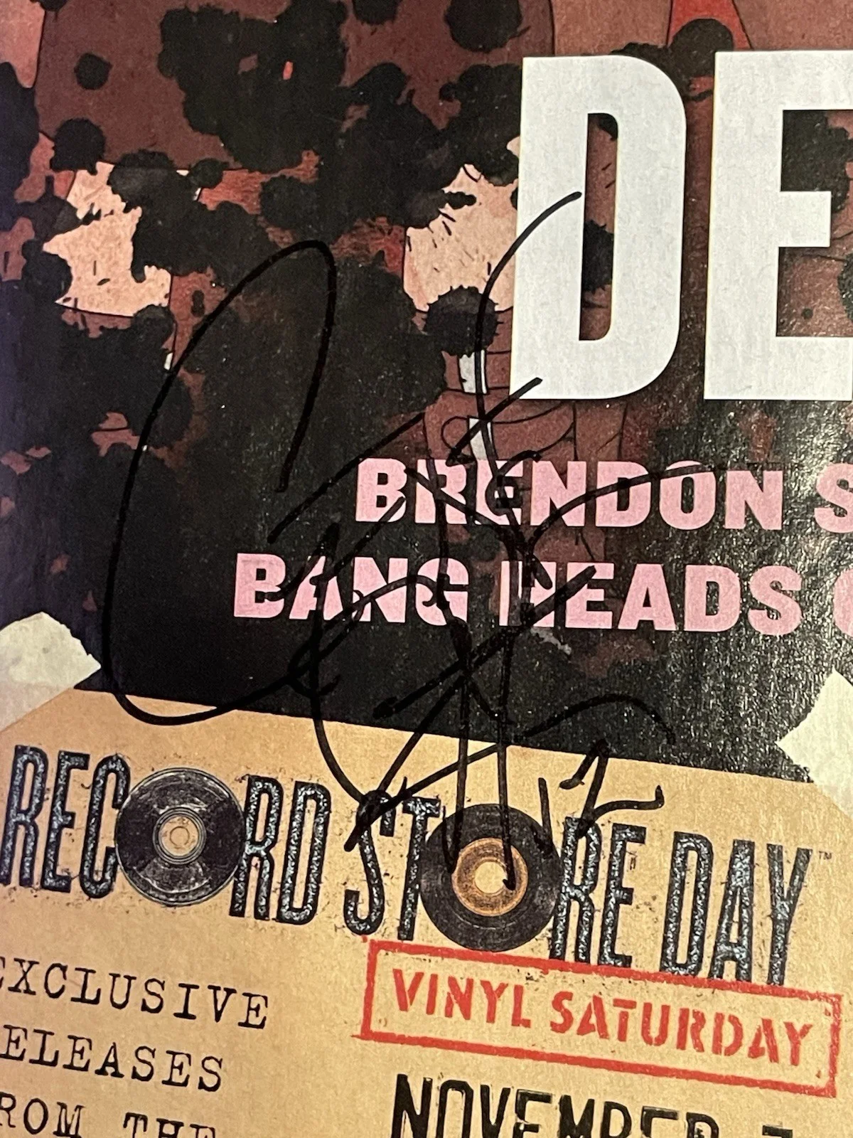 Metalocalypse Dethklok Signed Record Store Magazine Small Hoglan Beller JSA, image 4