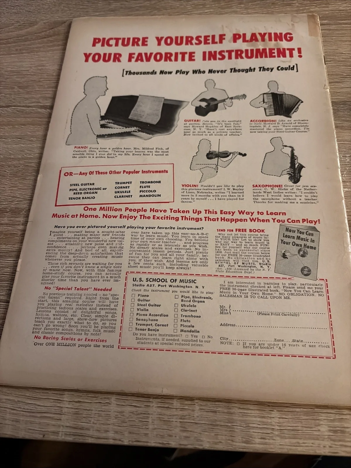 Hit parader 1961 Autograph, image 3