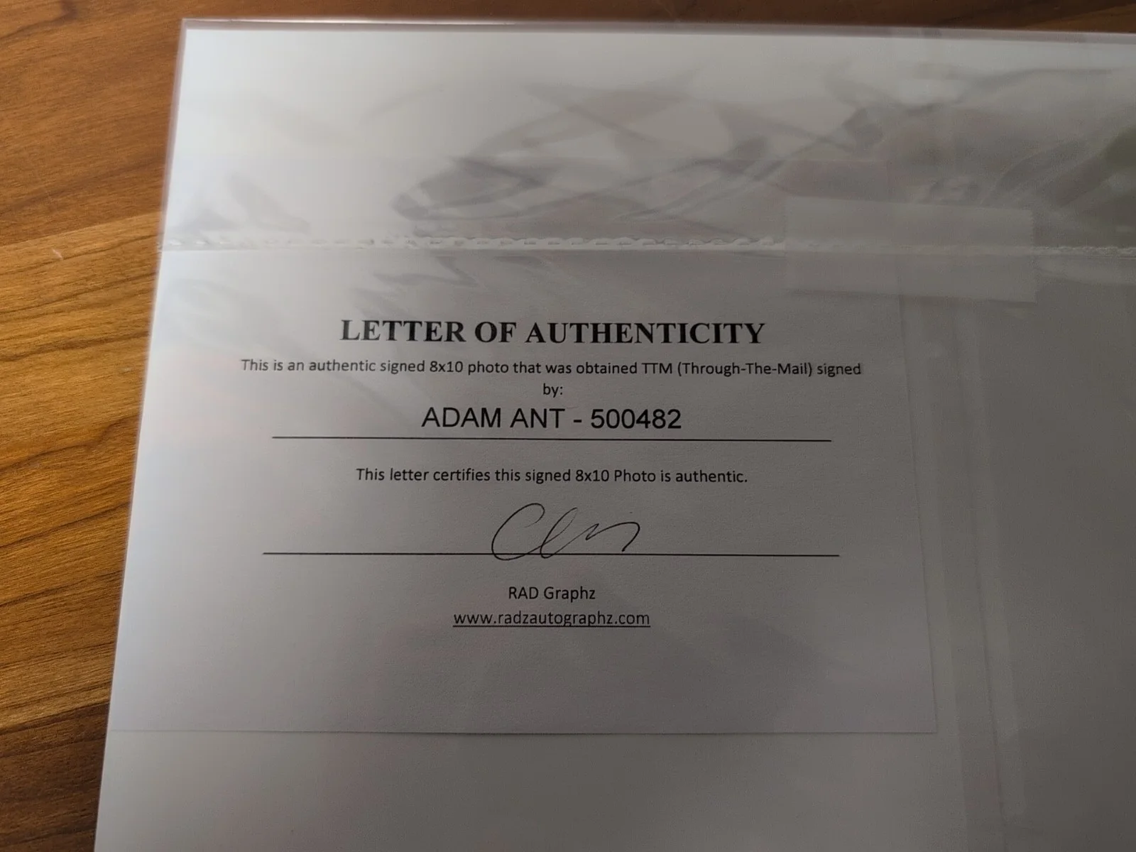 Adam Ant — Adam Ant Original 10x8 Photo Print Autographed Signed Signature Musician, image 5