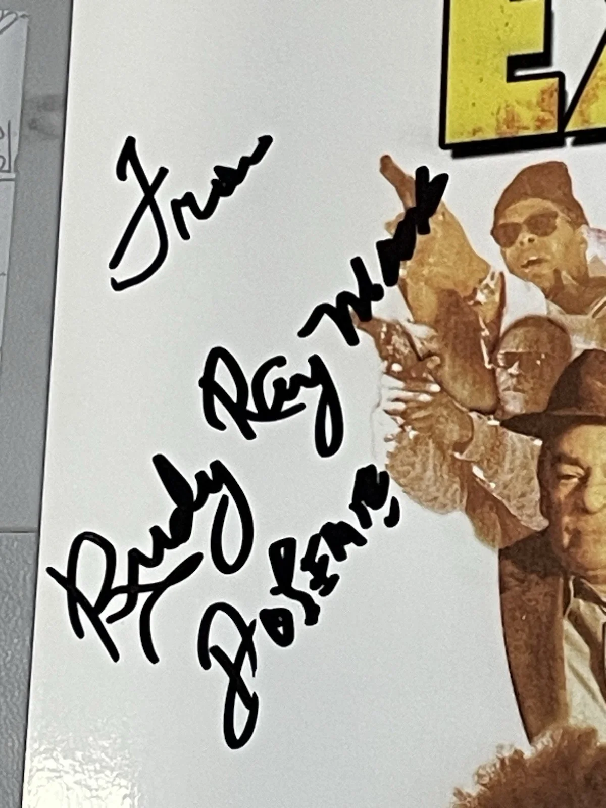 Rudy Ray Moore Dolomite — Rudy Ray Moore Dolomite Explosion Signed 8.5x11 Movie Poster Reproduction JSA, изображение 2