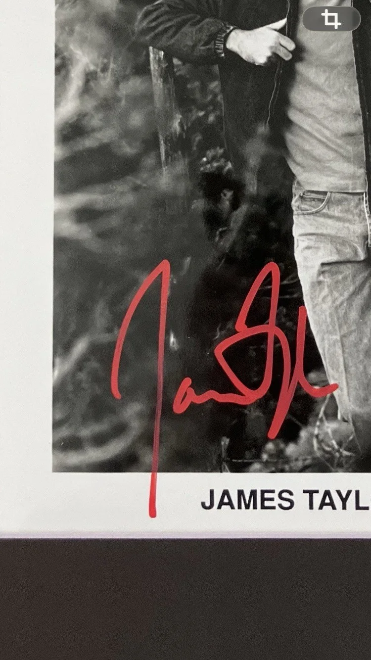 JAMES TAYLOR SIGNED/AUTOGRAPHED 8x10 PHOTO WITH COA, image 2