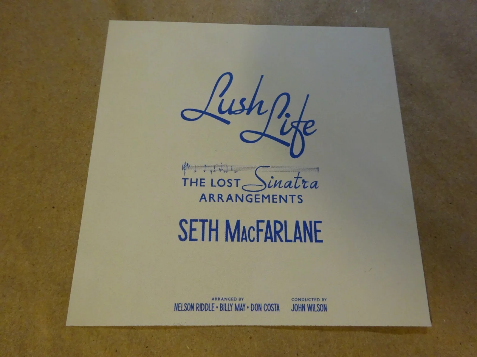 Autographed Seth MacFarlane Signed CD Insert Lush Life JSA COA, image 5