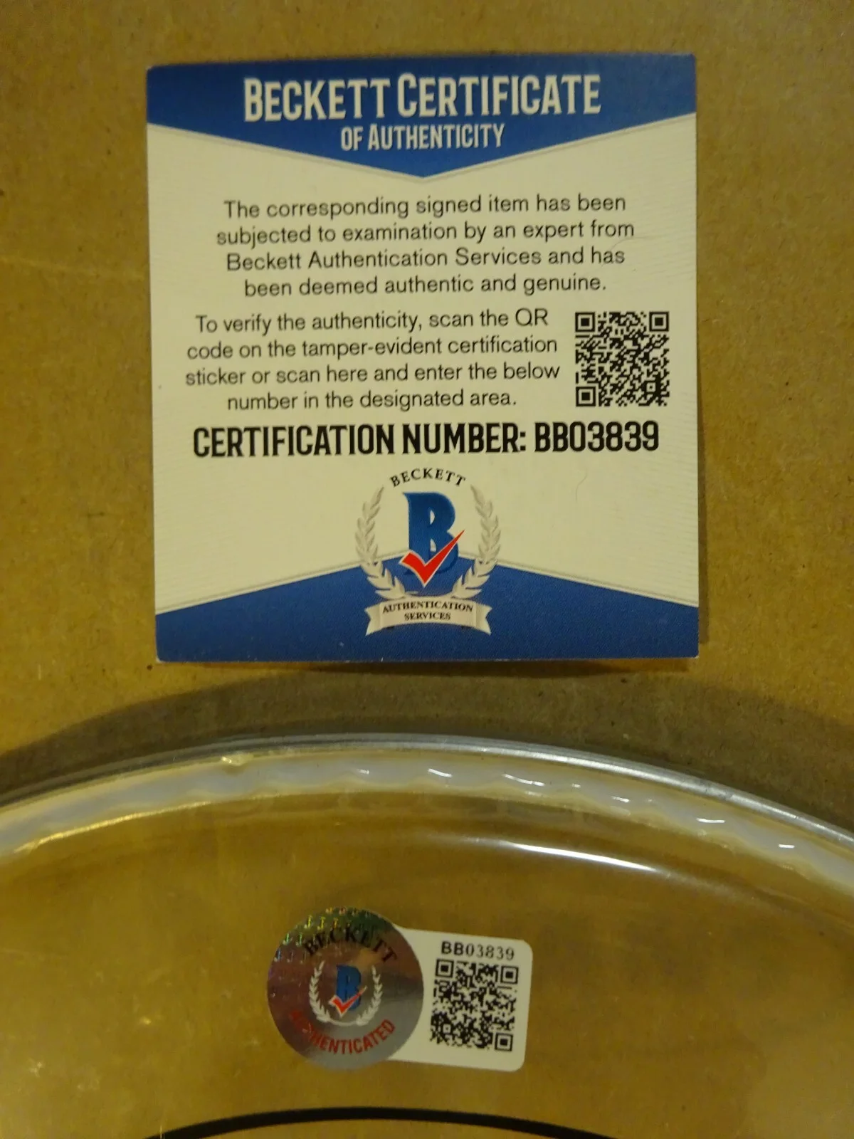 Autographed Taylor Hawkins Signed 10" Drum Head Foo Fighters Beckett BAS COA RIP, изображение 4